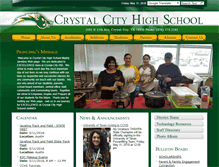 Tablet Screenshot of cchs.crystalcityisd.org
